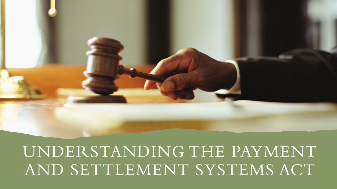 Payment & Settlement Act 2007
